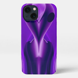 3D Purple Rainbow Dreams , Alien iPhone 13 Case