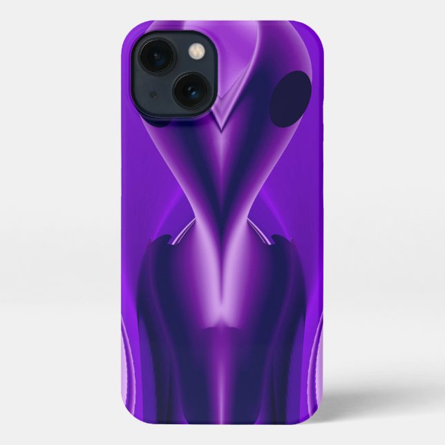 3D Purple Rainbow Dreams , Alien iPhone Case (Back)