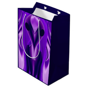 3D Purple Rainbow Dreams , Alien Medium Gift Bag