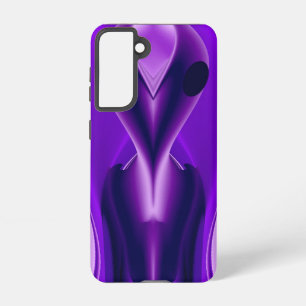 3D Purple Rainbow Dreams , Alien Samsung Galaxy Case