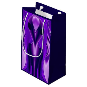 3D Purple Rainbow Dreams , Alien Small Gift Bag