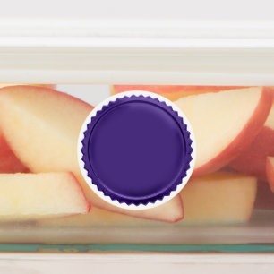 3D Purple Seal Foil Starburst Award Medal