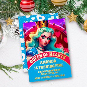 3D Queen of Hearts Birthday Party Gold