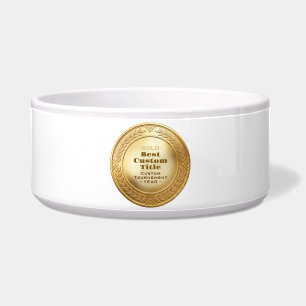 3D Realistic Gold Medal Custom Editable Award