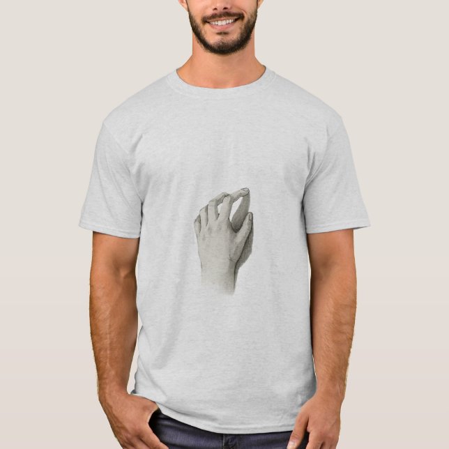3D Realistic Hand - Modern Art T-Shirt (Front)