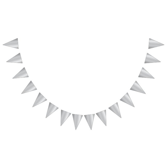 3D Realistic Silver Medal Custom Editable Award Bunting (All)