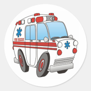 3D Rescue Classic Round Sticker