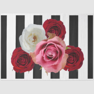 3D Roses Decoupage Tissue Paper