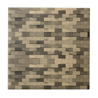 3D sand colours bricks Tile