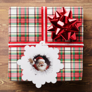 3D Santa Tree Decoration Card