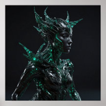 3D Sculpture Essence of Artificial Intelligence