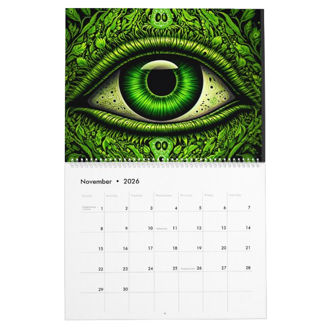 3D series Calendar (Nov 2026)