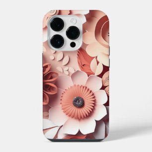 3D Shades of Peach iPhone 14 Pro Case