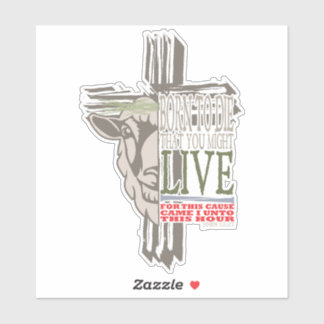 3D Shadow Cross Sacrificial Lamb Born To Die