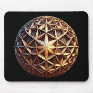 3D Sierpinski Gasket Fractal Mouse Mat