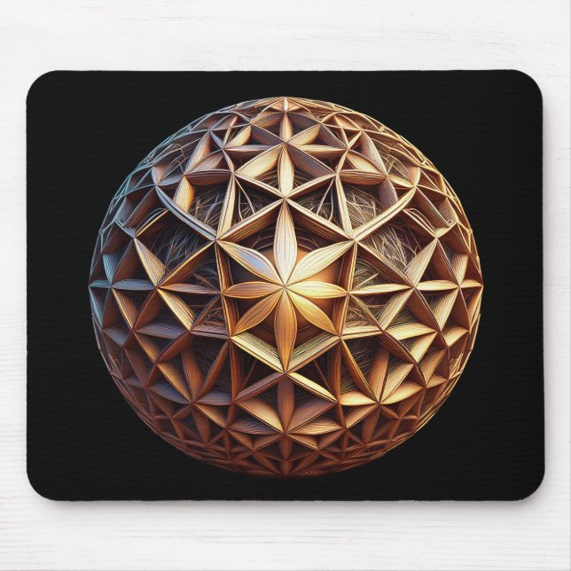 3D Sierpinski Gasket Fractal Mouse Mat (Front)