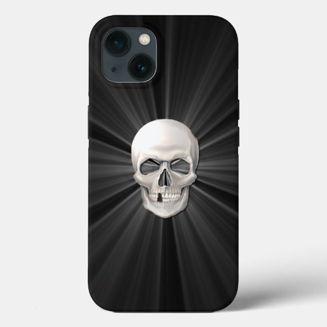 3D Skull Glowing Case-Mate iPhone Case (Back)