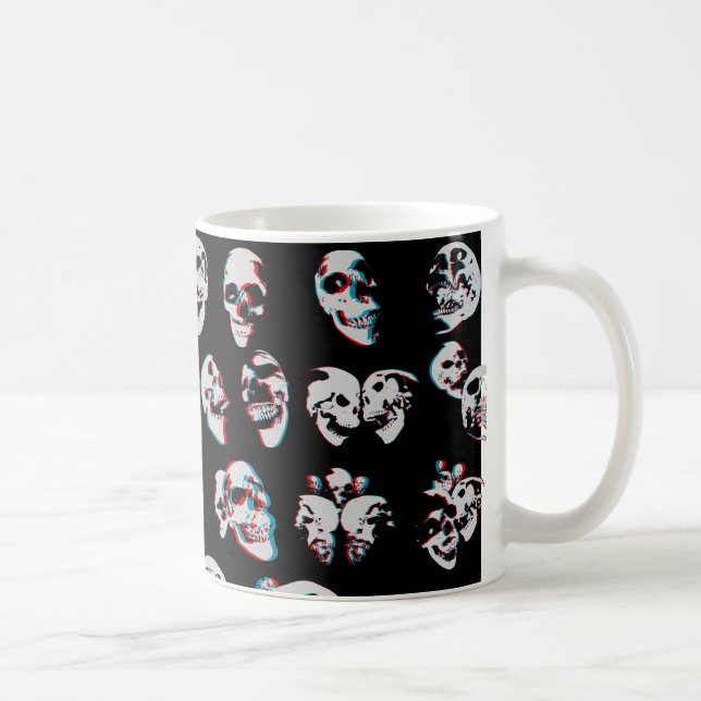 3D Skulls: Custom Coffee Mug (Right)