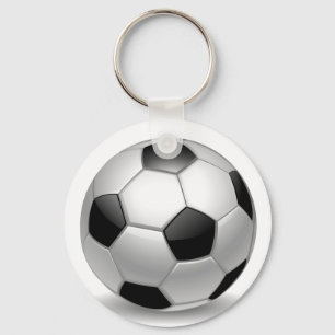 3D Soccer Football Key Ring