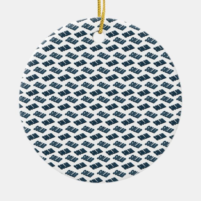 3d solar panel pattern. ceramic tree decoration (Front)