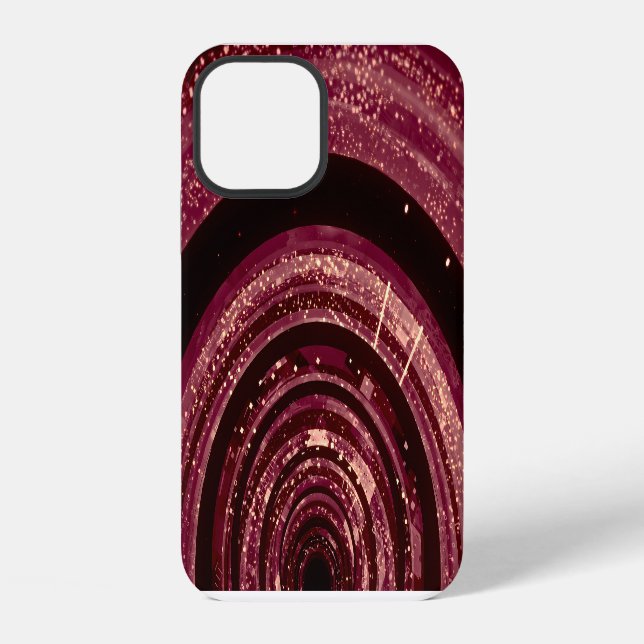 3D space, sci-fi background. iPhone Case (Back)