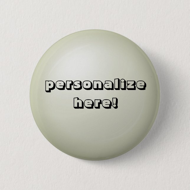 3d Sphere Effect Button with customisable text (Front)