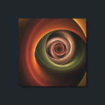 3D Spiral Abstract Warm Colours Modern Fractal Art Canvas Print<br><div class="desc">A striking motive with depth and warm colours.
Design for your canvas print and more.</div>