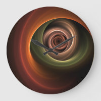 3D Spiral Abstract Warm Colours Modern Fractal Art
