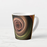 3D Spiral Abstract Warm Colours Modern Fractal Art