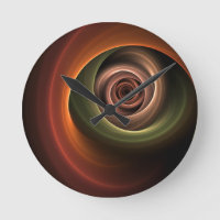 3D Spiral Abstract Warm Colours Modern Fractal Art