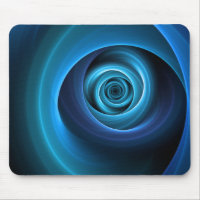 3D Spiral Blue Colours Modern Abstract Fractal Art