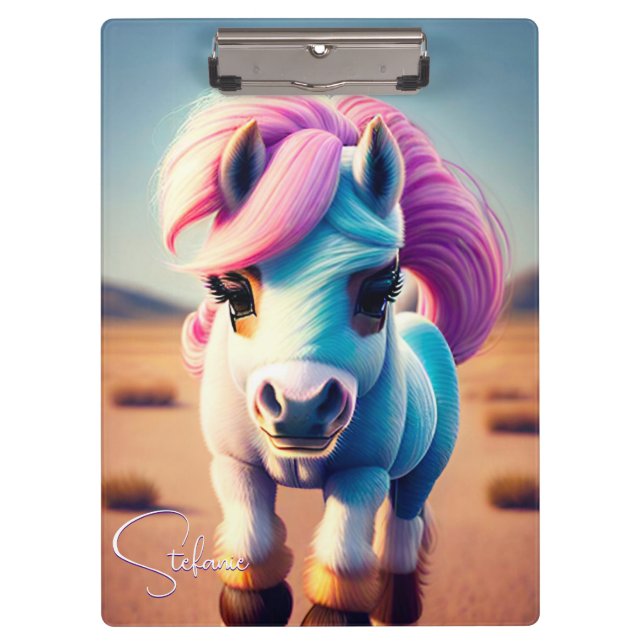 3D Spirit Pony 4 Clipboard (Front)