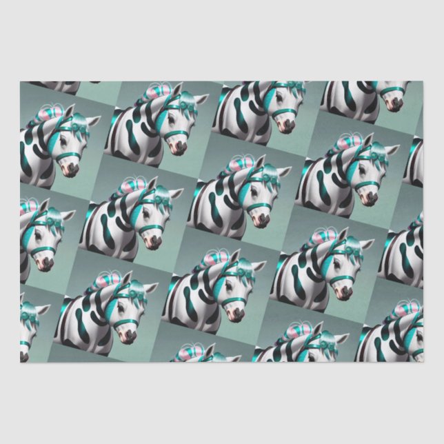 3D Spirit Pony 7 Tissue Paper (Front)