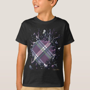 3D Splatter in Plaids, Checks and Tartans T-Shirt