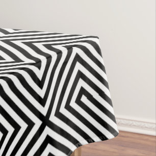 3d Square Illusion Pattern Tablecloth