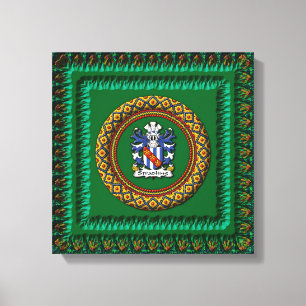 3D Stradling Crest on canvas by Krystyna