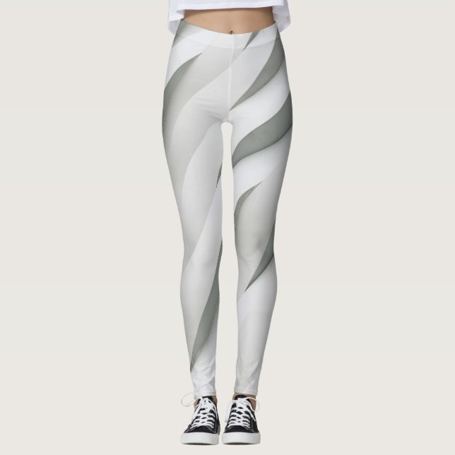 3d Stunning Beautiful Boho pattern, Amazing style  Leggings (Front)