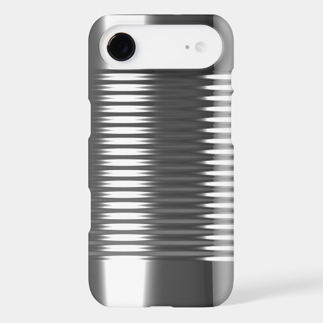 3d Tin Can Texture Case-Mate iPhone Case (Back)