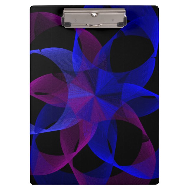 3D To 2D Cylinder Ring Geometric Clipboard (Front)