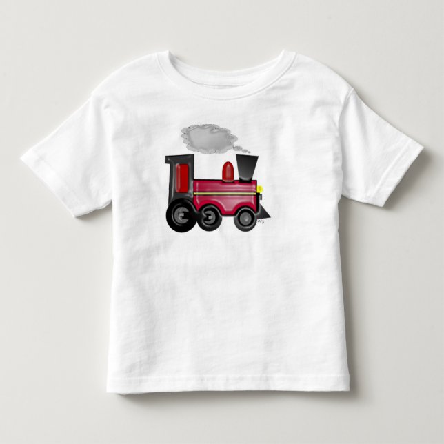 3D Train Toddler T-Shirt (Front)