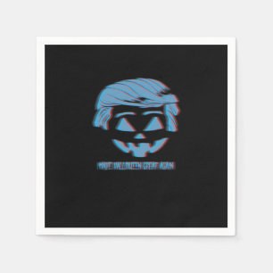 3D Trumpkin Make Halloween Great Again Napkin