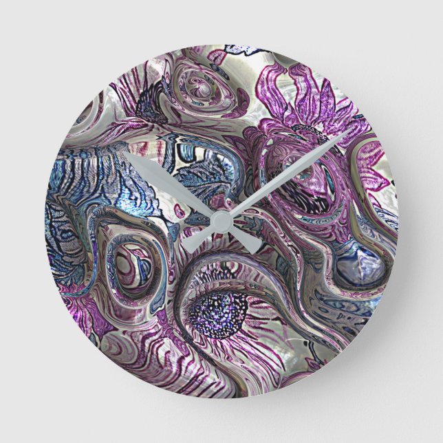 3d twist 01 round clock (Front)