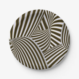 3D Twists Paper Plates