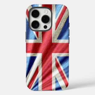 3D Union Flag/Jack Design iPhone 16 Pro Case