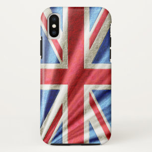 3D Union Flag/Jack Design iPhone X Case