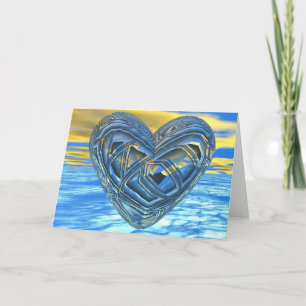 3D Valentine Heart Holiday Card