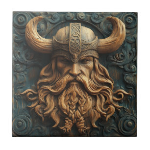3D Viking Ceramic Tile