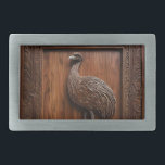 3d Wood Australian Emu Print, Belt Buckle<br><div class="desc">Pictured In A 3D Wood Print Effect Is A Australian Emu.</div>