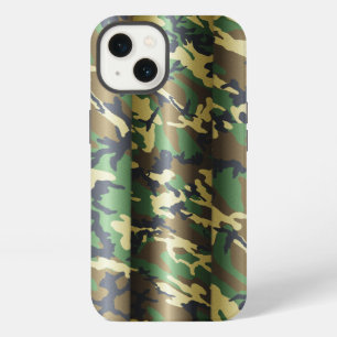 3D Woodland Camo iPhone 13 Case