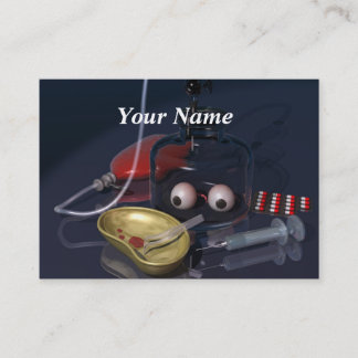 3DCG japanese horror Business Card